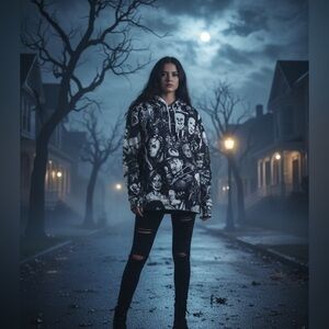 Horror hoodie 3D horror movie pullover Freddy Jason Exorcist Pennywise Chucky